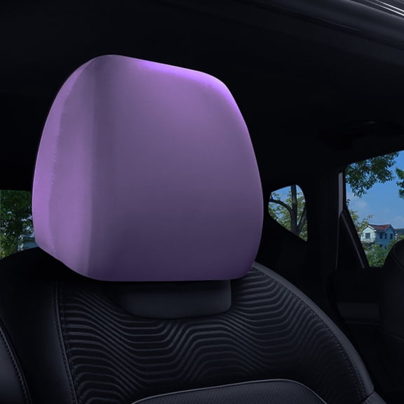 Premium Cloth Headrest Cover For Car Truck SUV Auto Universal Fit