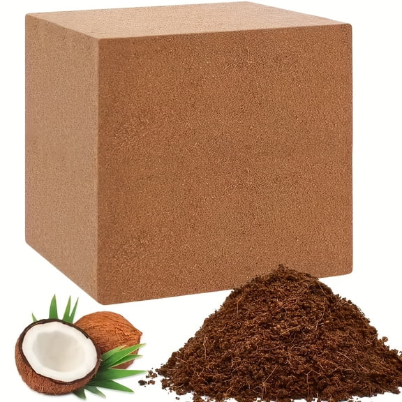 Premium Coconut Coir Bricks | 3LB/10LB / 1.5 Pounds Each | Low EC Triple-Washed Perfect As Hydroponics Garden Soil | Great Seed Bed