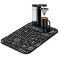 thumbnail image 1 of Premium Coffee Bar Mat (19.5x12in) - Superior Absorption & Stain-Hiding, Anti-Slip, Perfectly Fits Under Coffee Machines Coffee Drying Mat An Excellent Dish Drying Solution for Kitchen, 1 of 7