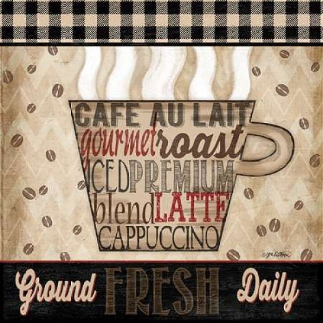 Premium Coffee I Canvas Art - Jen Killeen (24 x 24)