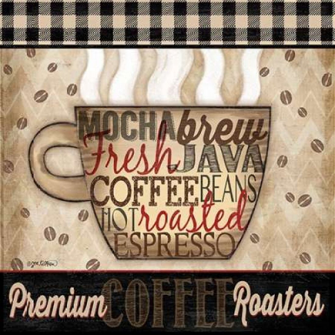 Premium Coffee II Canvas Art - Jen Killeen (24 x 24)