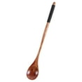 thumbnail image 1 of Premium Coffee Spoon, Handmade Wooden Mixing Spoons, Long Handle Stirring Spoons, Tableware Honey Spoon, Scoop Teaspoon for Tea and Espresso, 2 Pcs, 7.87x0.51", 1 of 9