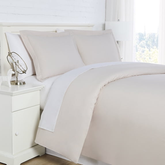 Premium Collection Oversized 300 Thread Count Cotton Percale Duvet Cover Set