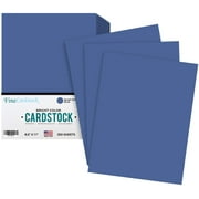 Premium Color Card Stock Paper | 250 Per Pack | Superior Thick 65-lb Cardstock, Perfect for School Supplies, Holiday Crafting, Arts and Crafts | Acid & Lignin Free | Blast - Off Blue | 8.5 x 11