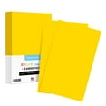 thumbnail image 1 of Premium Color Card Stock Paper | 250 Per Pack | Superior Thick 65lb Cardstock, Perfect for School Supplies, Holiday Crafting, Arts & Crafts | Acid & Lignin Free | Sun Yellow | 8.5 x 14, 1 of 2