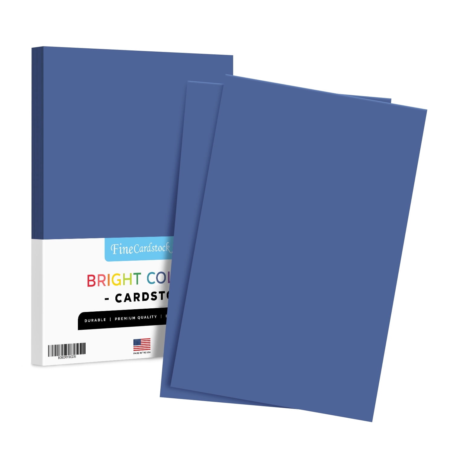 Premium Color Card Stock Paper | 50 Per Pack | Superior Thick 65-lb Cardstock, Perfect for School Supplies, Holiday Crafting, Arts and Crafts | Acid & Lignin Free | Dark Blue | 11 x 17