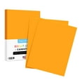 thumbnail image 1 of Premium Color Card Stock Paper | 50 Per Pack | Superior Thick 65-lb Cardstock, Perfect for School Supplies, Holiday Crafting, Arts and Crafts | Acid & Lignin Free | Light Orange | 8.5 x 11, 1 of 5