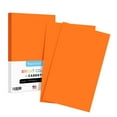 thumbnail image 1 of Premium Color Card Stock Paper | 50 Per Pack | Superior Thick 65-lb Cardstock, Perfect for School Supplies, Holiday Crafting, Arts and Crafts | Acid & Lignin Free | Orange | 8.5 x 14, 1 of 5
