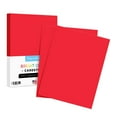 thumbnail image 1 of Premium Color Card Stock Paper | 50 Per Pack | Superior Thick 65-lb Cardstock, Perfect for School Supplies, Holiday Crafting, Arts and Crafts | Acid & Lignin Free | Red | 8.5 x 11, 1 of 5