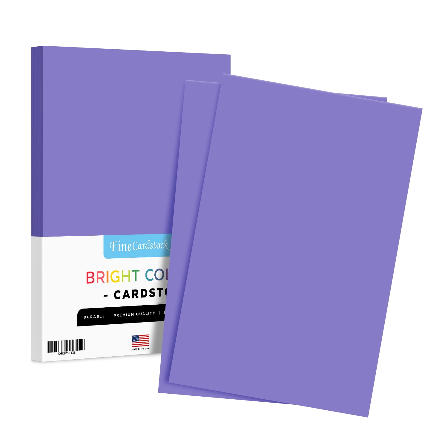 Premium Color Card Stock Paper | 50 Per Pack | Superior Thick 65-lb Cardstock, Perfect for School Supplies, Holiday Crafting, Arts and Crafts | Acid & Lignin Free | Venus Violet | 11 x 17