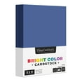 thumbnail image 1 of Premium Color Card Stock Paper - 65 Lb Cover Cardstock - 250 Sheets per Pack (11 x 17, Dark Blue), 1 of 6
