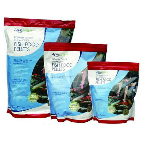 Premium Color Enhancing Fish Food Pellets - 20 Kg