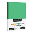 thumbnail image 1 of Meadow Green Bright Color Cardstock Paper – Great for Arts and Crafts, Invitations, Scrapbooking and Stationery Printing | Medium Weight 65lb Cover (176gsm) Card Stock | 11" x 17" | 50 Sheets per Pack, 1 of 7