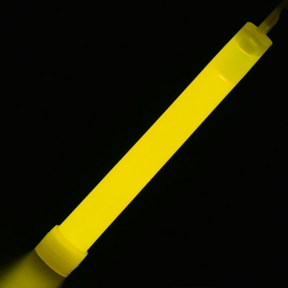 Premium Colorful Plastic 15cm Party Decoration DIY Magic Stick Fluorescence Stick Glow in Dark Glow Sticks Emergency Neon Sticks YELLOW
