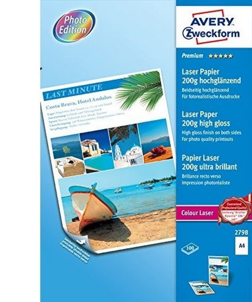 Premium Colour Laser Paper A4 200 g 100 Sheets