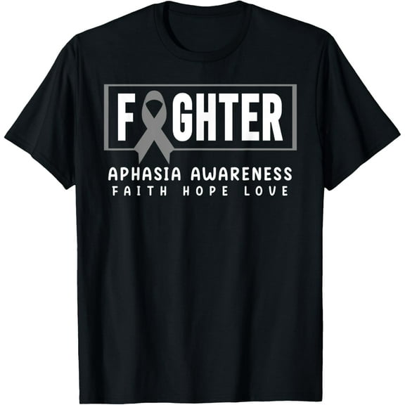Premium Comfort - Aphasia Awareness Shirt - Aphasia Awareness Fighter T-Shirt