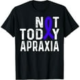 thumbnail image 1 of Premium Comfort - Apraxia Awareness Not today Warrior Blue Ribbon T-Shirt, 1 of 4