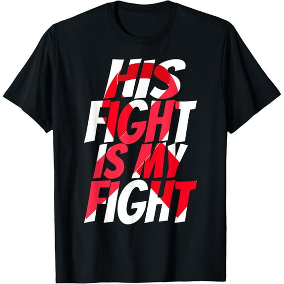 Premium Comfort - Black & Red Ribbon for Him Products SEPSIS Awareness T-Shirt