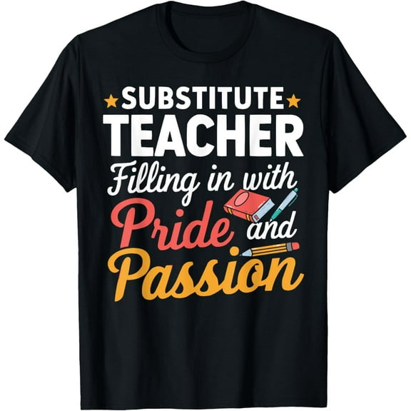 Premium Comfort - Cool Substitute Teacher T-Shirt
