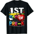 thumbnail image 1 of Premium Comfort - First day of Pre-K Teacher Boys Girls Funny Back To School T-Shirt, 1 of 4