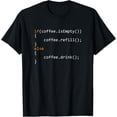 thumbnail image 1 of Premium Comfort - Funny Programmer Coffee Gift For Coders T-Shirt, 1 of 4