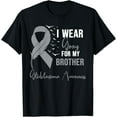 thumbnail image 1 of Premium Comfort - Glioblastoma Awareness I Wear Gray for My Brother T-Shirt, 1 of 4
