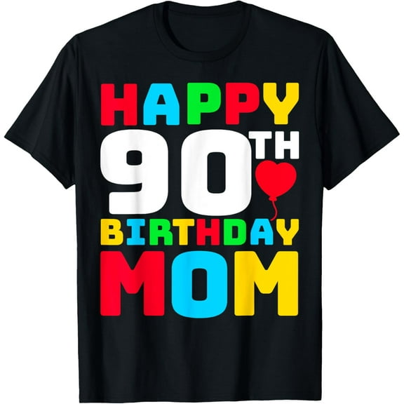 Premium Comfort - Happy Birthday Mom 90 Years Old Birthday 90th Mom T-Shirt