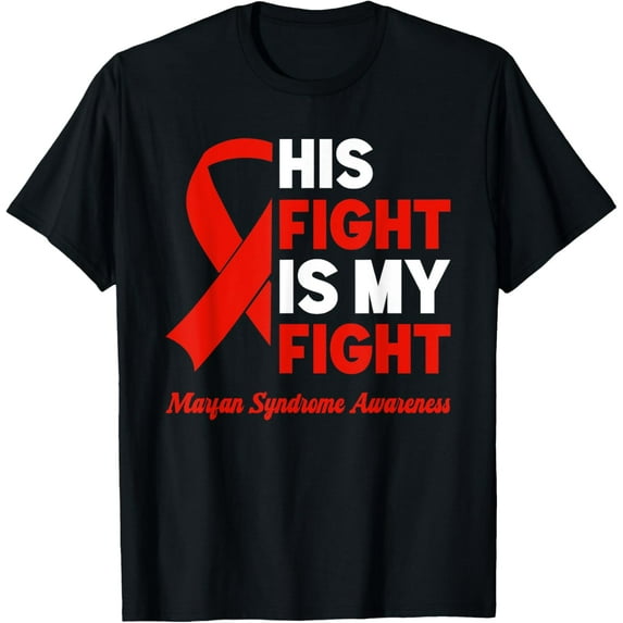 Premium Comfort - His Fight My Fight Marfan Syndrome Awareness T-Shirt