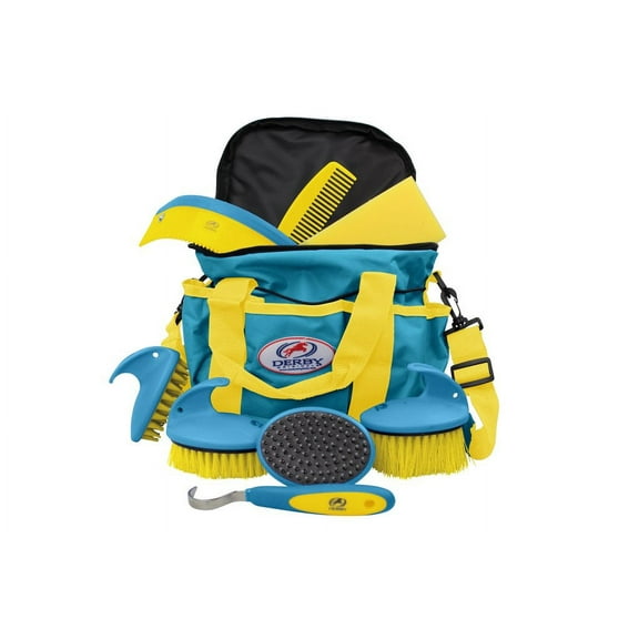 Premium Comfort Horse Grooming Kit 9 Items by Derby Originals