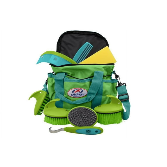 Premium Comfort Horse Grooming Kit 9 Items by Derby Originals