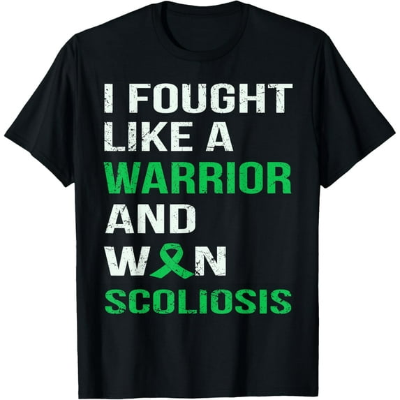 Premium Comfort - I FOUGHT LIKE A WARRIOR & WON SCOLIOSIS T-Shirt