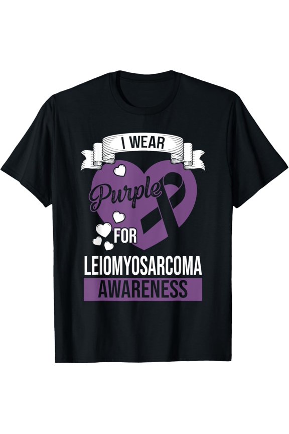 Premium Comfort - I Wear Purple For Leiomyosarcoma Awareness T-Shirt