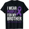 thumbnail image 1 of Premium Comfort - I Wear Purple For My Brother Cystic Fibrosis Awareness T-Shirt, 1 of 4