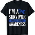 thumbnail image 1 of Premium Comfort - I'm A Survivor Spinal Stenosis Awareness Spinal Cord Injury T-Shirt, 1 of 4