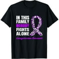 thumbnail image 1 of Premium Comfort - Leiomyosarcoma Awareness Purple Ribbon Support Squad Family T-Shirt, 1 of 4