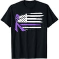 thumbnail image 1 of men and women can wear， Lupus Awareness Month American Flag Autoimmune Disease T-Shirt, 1 of 4