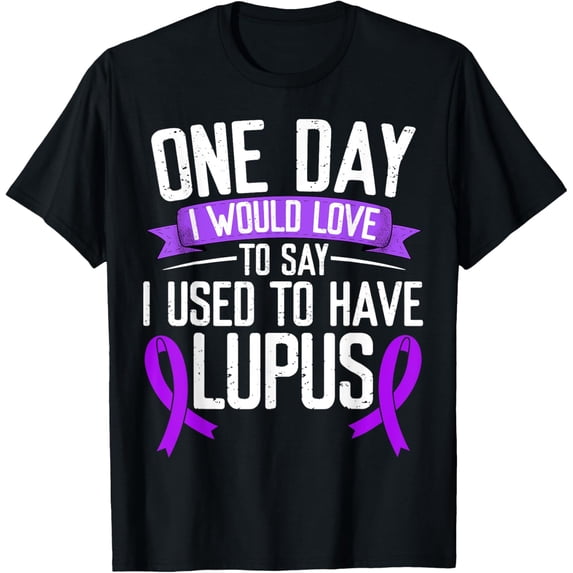 Premium Comfort - Lupus Awareness Month Purple Ribbon I Used to have Lupus T-Shirt