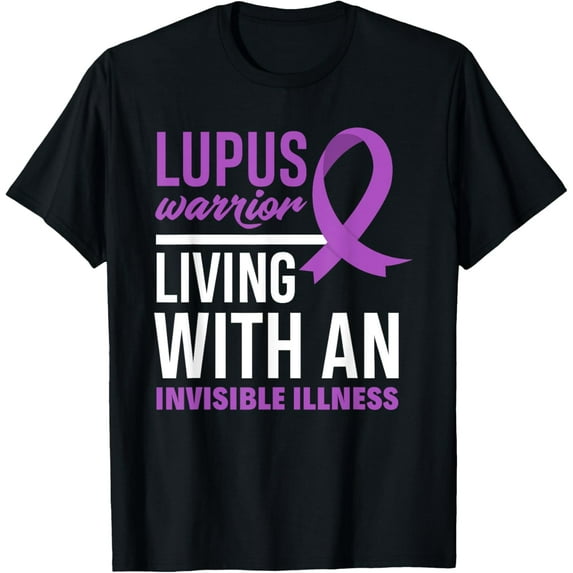 Premium Comfort - Lupus Warrior Living With An Invisible Illness Lupus Warrior T-Shirt