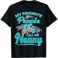 thumbnail image 1 of Premium Comfort - My Favorite People Call Me Nanny T-Shirt, 1 of 4