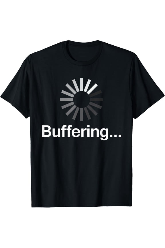 Premium Comfort - Nerdy Buffering Loading Screen Funny Meme Nerd Streaming LOL T-Shirt