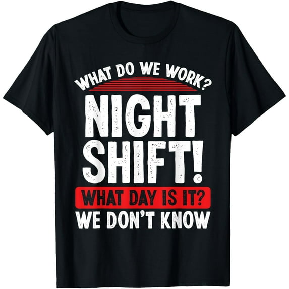 Premium Comfort - Night Shift Worker Funny Overnight Factory Worker Humor T-Shirt