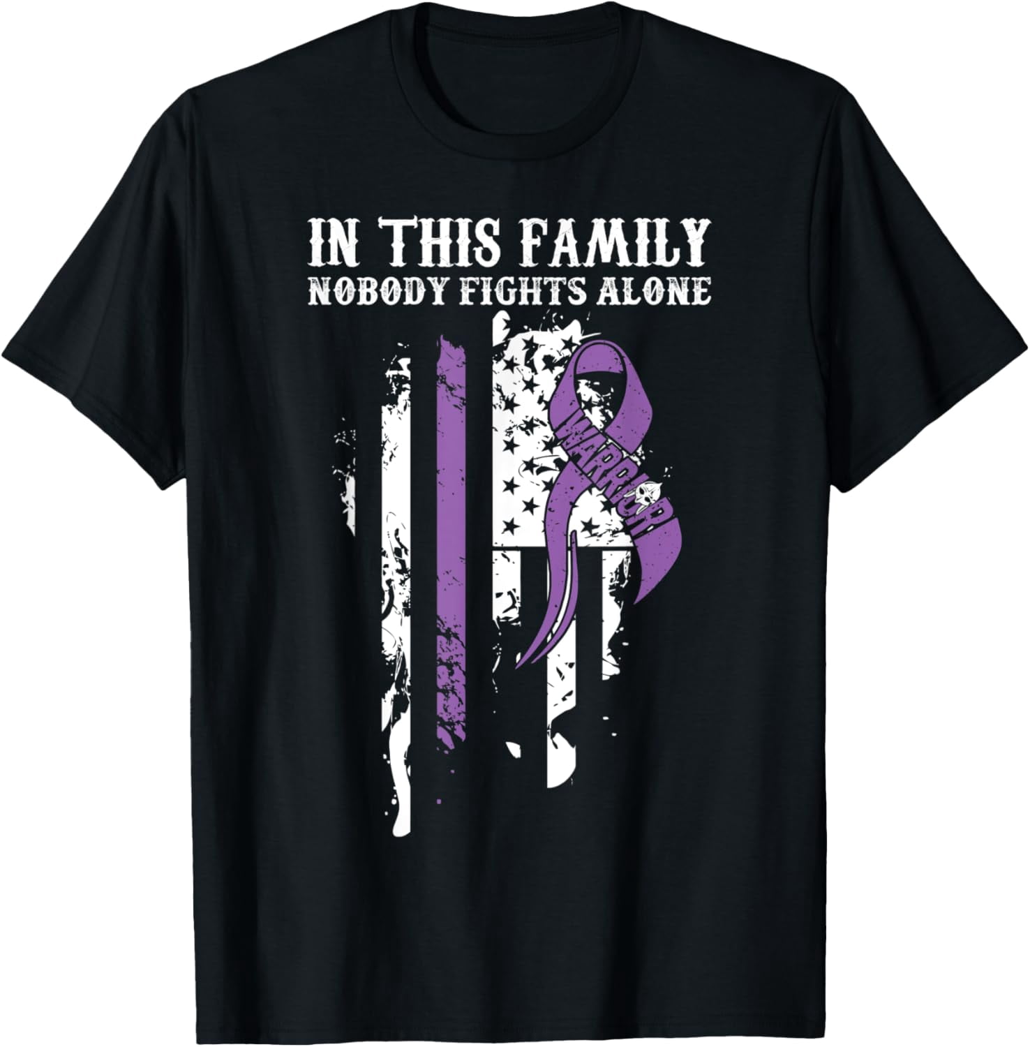 Autoimmune Support Ribbon Premium Comfort - Nobody Alone- Autoimmune Disease Awareness Support ...