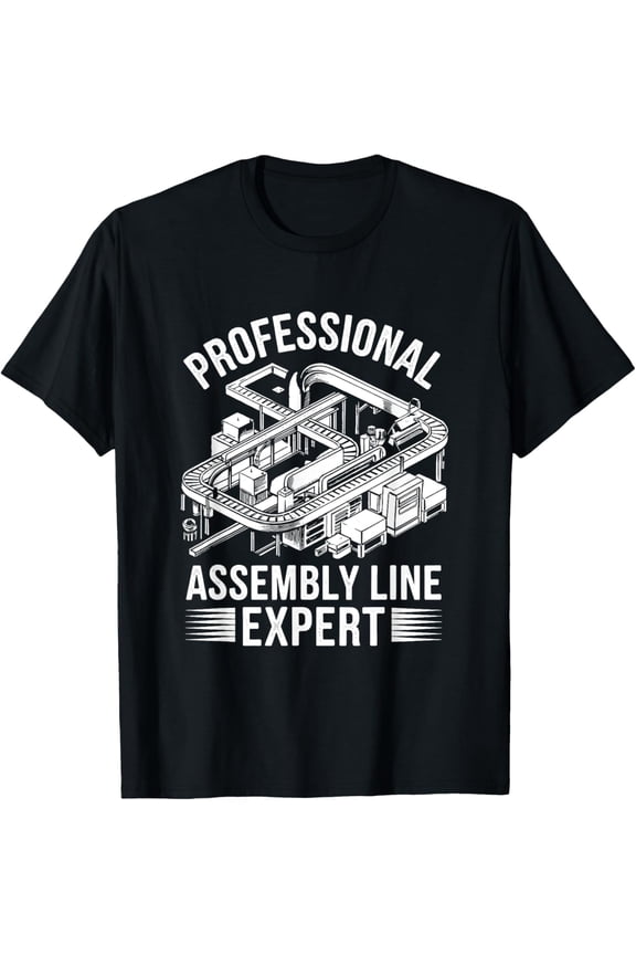 Premium Comfort - Production Line Manufacturing Assembly - Factory Worker T-Shirt