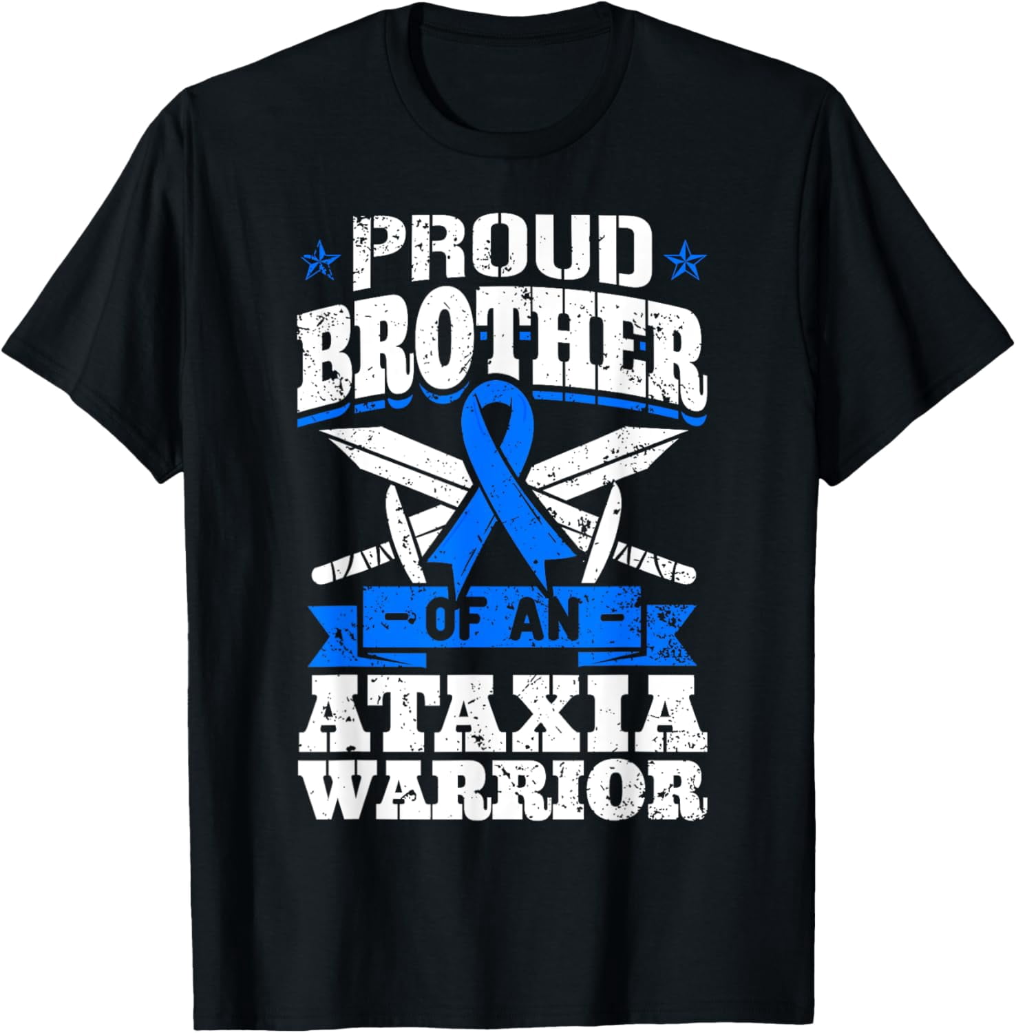 Premium Comfort - Proud Brother Of An Ataxia Warrior Awareness Ribbon ...