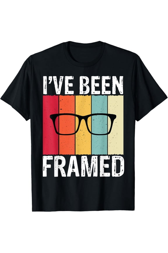 Premium Comfort - Retro I've Been Framed Funny Optometrist Optometry Optician T-Shirt