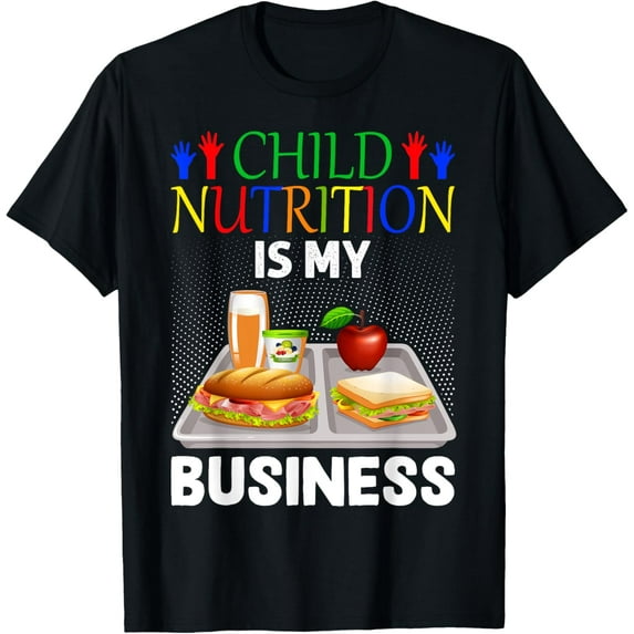 Premium Comfort - School Cafeteria Lunch Lady Child Nutrition Is My Business T-Shirt