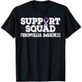 thumbnail image 1 of Premium Comfort - Support Squad Fibromyalgia Awareness T-Shirt, 1 of 4