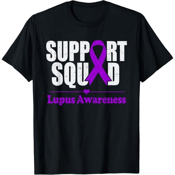 Premium Comfort - Support Squad Lupus Awareness Purple Autoimmune Disease T-Shirt