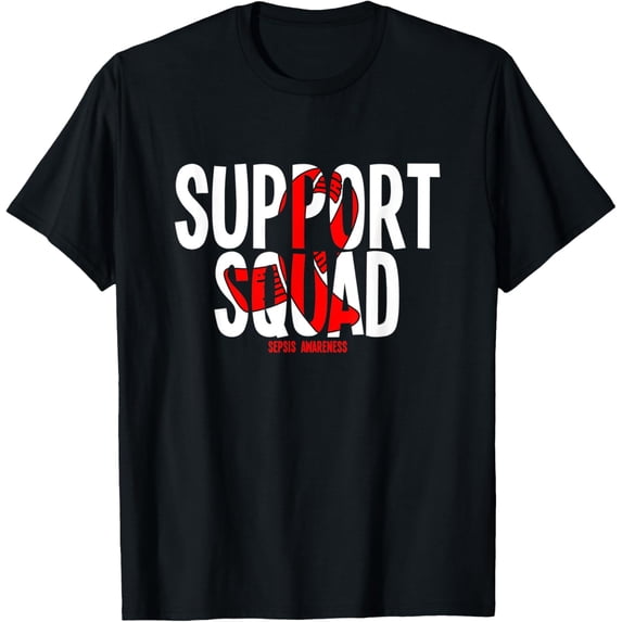 Premium Comfort - Support Squad Sepsis Awareness T-Shirt