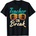 thumbnail image 1 of Premium Comfort - Teacher On Break Summer Vacation Beach Spring Break T-Shirt, 1 of 4